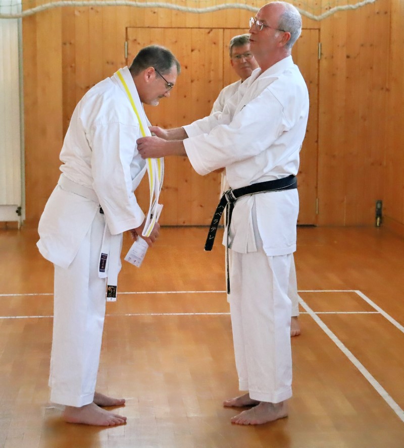 Jürgen Überreichung Gürtel