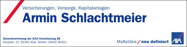Armin Schlachtmeier - AXA Vertretung in Saal
